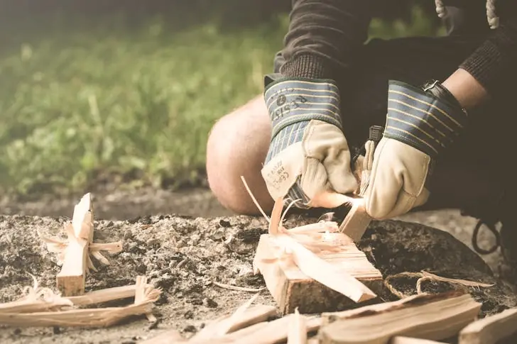 How to make a campfire.
