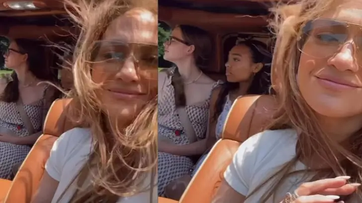 Jennifer Lopez's quality time with Ben Affleck's daughter Violet.